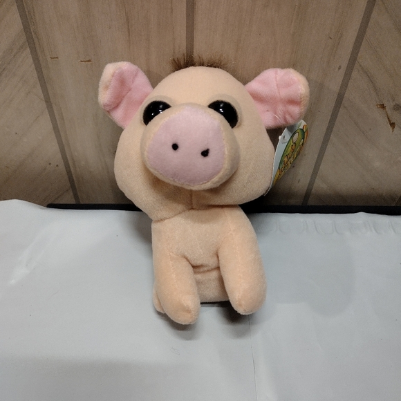 farmyard snubbies pig 5" inch plush - Picture 1 of 5